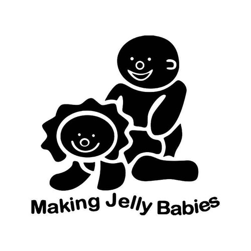 Making Jelly Babies Jdm Japanese Vinyl Sticker