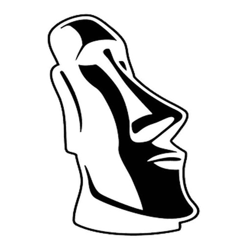 Moai 279 Vinyl Sticker