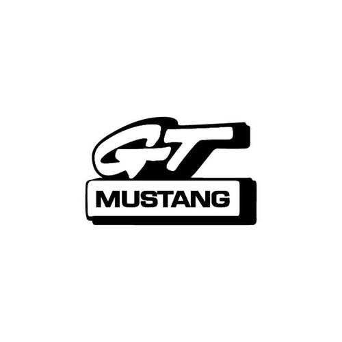 Mustang Gt Vinyl Sticker