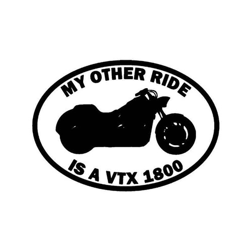 My Other Ride Triumph Vtx1800 Motorcycle Vinyl Sticker