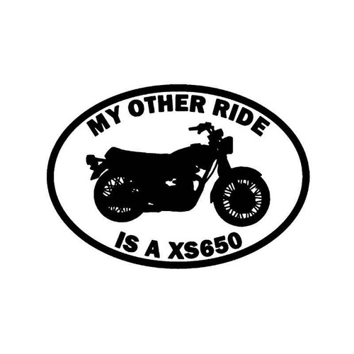 My Other Ride Yamaha Xs650 Motorcycle Vinyl Sticker