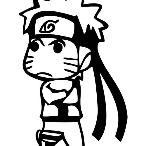 Naruto Sasuke Vinyl Sticker