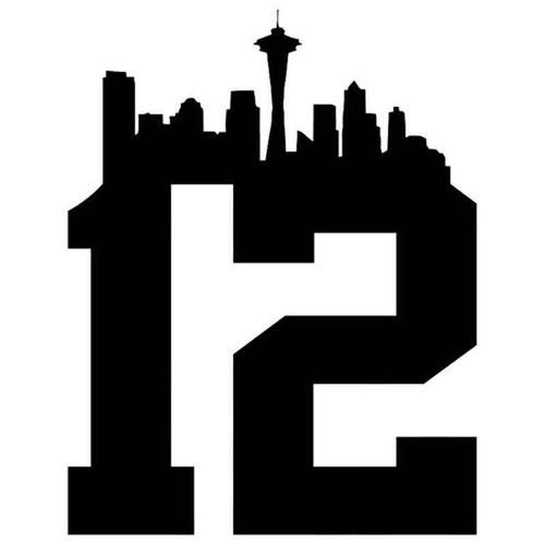 Nfl Seattle Seahawks 12th Man 1021 Vinyl Sticker
