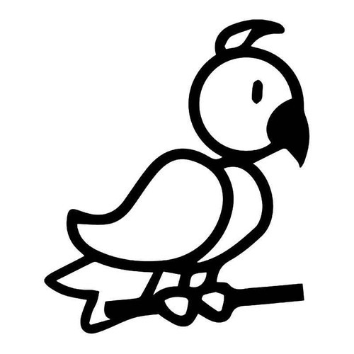 Parrot Bird Pet Vinyl Sticker