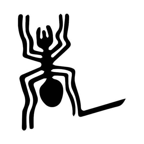 Peru Nazca Lines Spider Vinyl Sticker