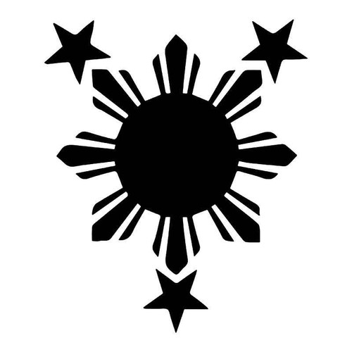 Philippine Sun Stars Vinyl Sticker