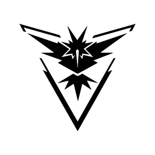 Pokemon Go Team Instinct Gaming Vinyl Sticker