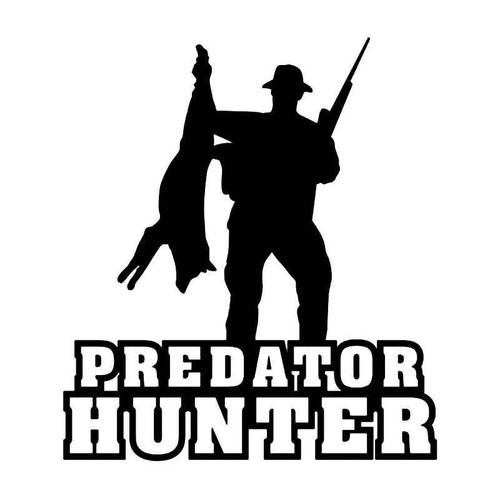 Predator Hunter Hunting Vinyl Sticker