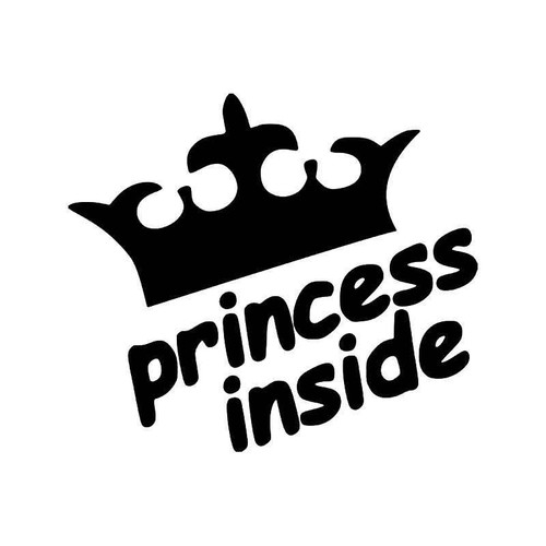 Princess Inside Jdm Japanese 1 Vinyl Sticker