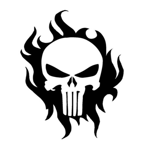 Punisher Skull 1139 Vinyl Sticker