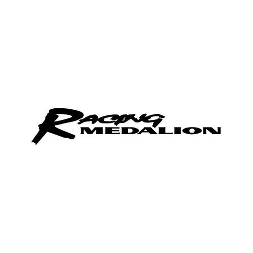 Racing Medalion Vinyl Sticker