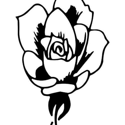 Rose Flower 29 Vinyl Sticker