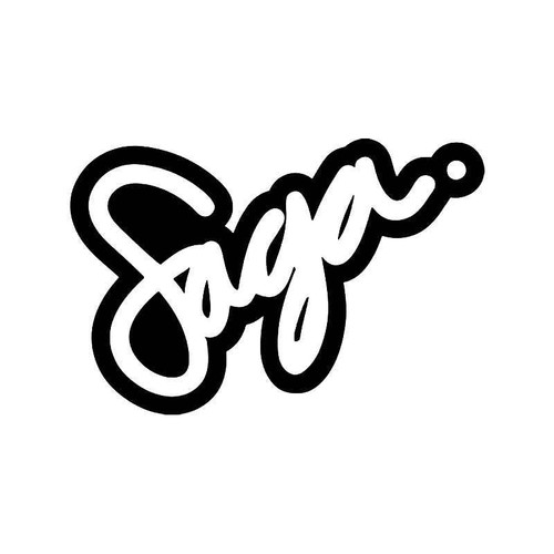 Saga Clothing Logo 1 Vinyl Sticker