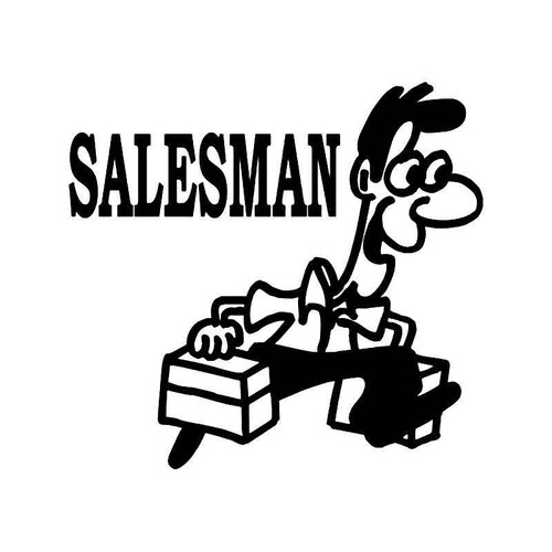 Salesman Vinyl Sticker