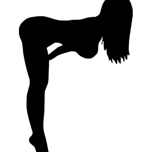 Sexy Stripper Girl 1 Vinyl Sticker