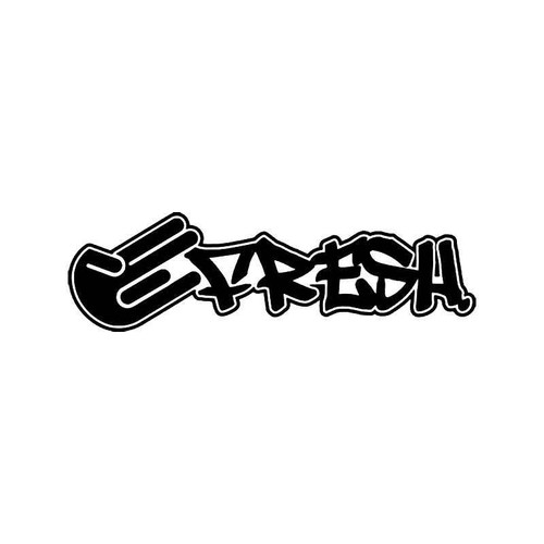 Shocker Fresh Jdm Japanese 2 Vinyl Sticker