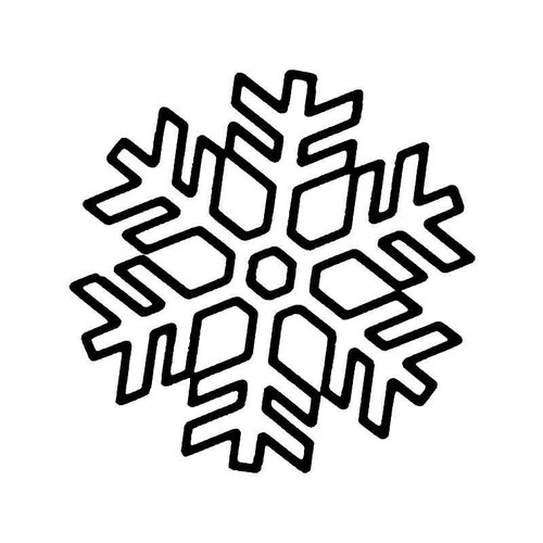 Snowflake Snow 1 Vinyl Sticker