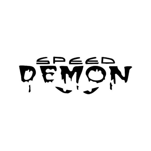 Speed Demon Jdm Japanese Vinyl Sticker