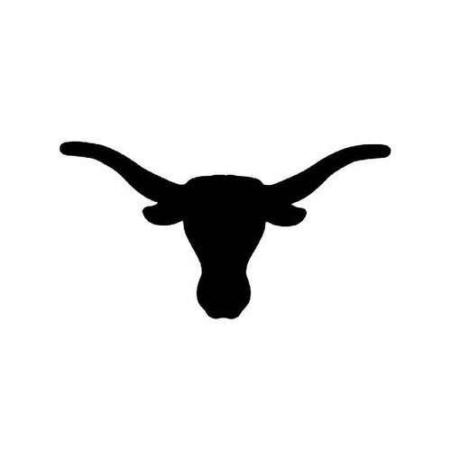 Texas Longhorn Cow Skull 3 Vinyl Sticker