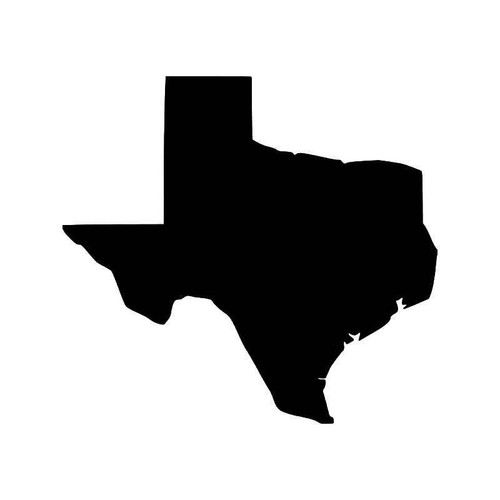 Texas State Map Vinyl Sticker