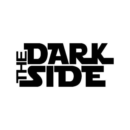 The Dark Side Star Wars Vinyl Sticker