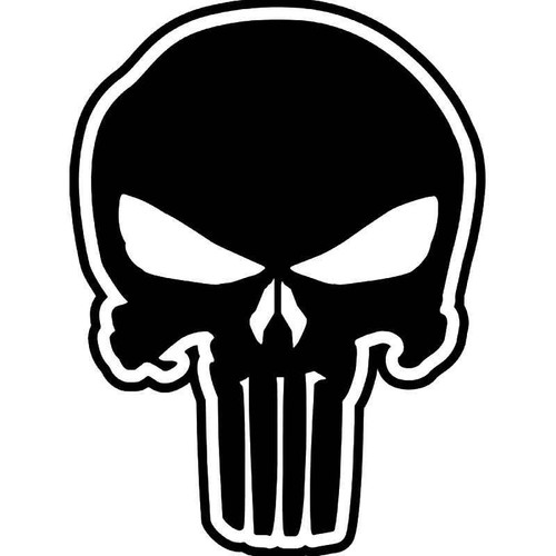 The Punisher Skull 4 Vinyl Sticker