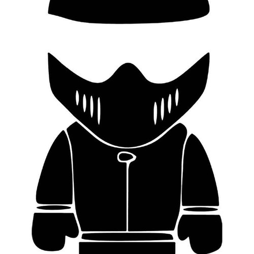 The Stig Mini Vinyl Sticker