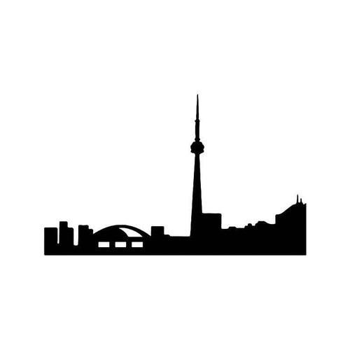 Toronto City Skyline Vinyl Sticker