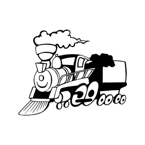 Train Locomotive Railroad Railway Vinyl Sticker