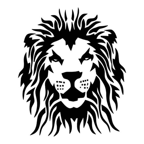 Tribal Lion Safari Zoo 4 Vinyl Sticker