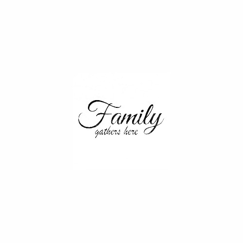 Family Gathers Here Wall Decal
Size option will determine the size from the longest side
Industry standard high performance calendared vinyl film
Cut from Oracle 651 2.5 mil
Outdoor durability is 7 years
Glossy surface finish