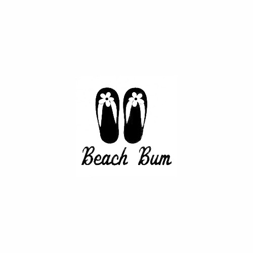 Beach Bum Decal 02
Size option will determine the size from the longest side
Industry standard high performance calendared vinyl film
Cut from Oracle 651 2.5 mil
Outdoor durability is 7 years
Glossy surface finish