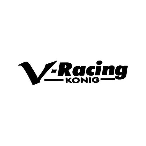 V Racing Konig Vinyl Sticker