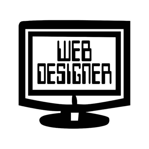 Web Designer Vinyl Sticker