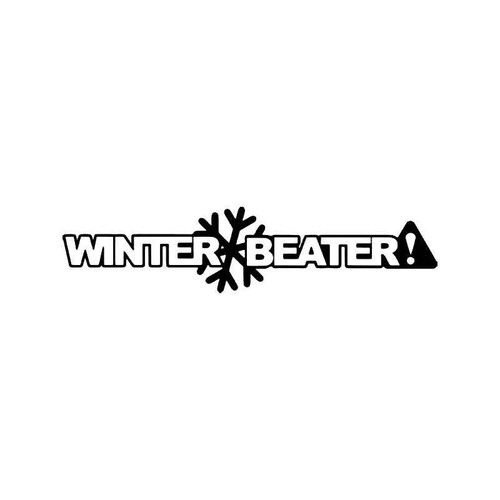Winter Beater Jdm Japanese 1 Vinyl Sticker