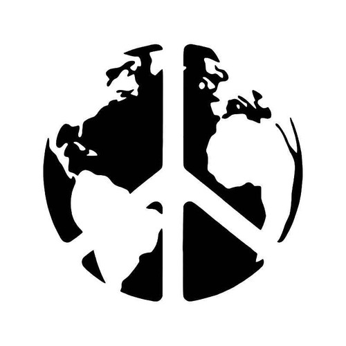 World Peace Vinyl Sticker