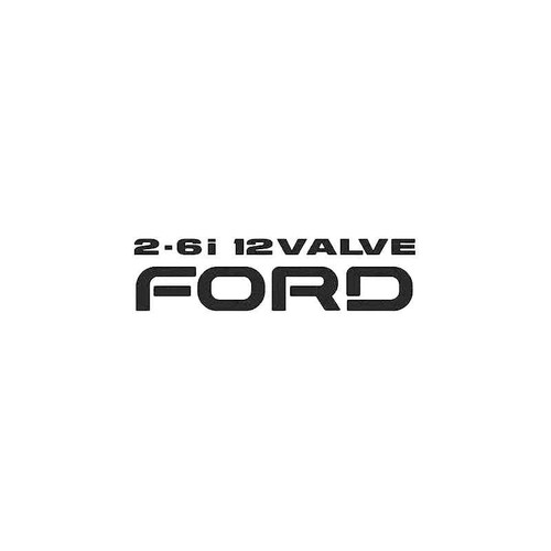 2.6 12 Valve Ford Decal