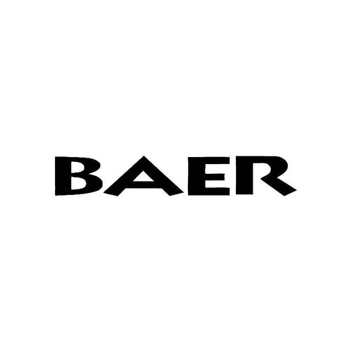 Baer Logo Jdm Decal