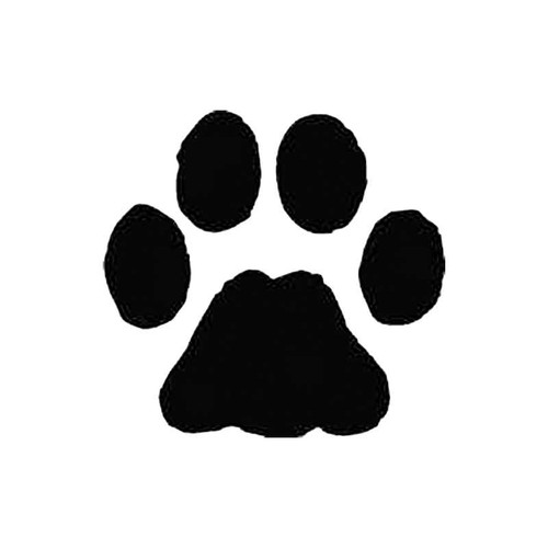 Bobcat Paw Print Tracks S Decal