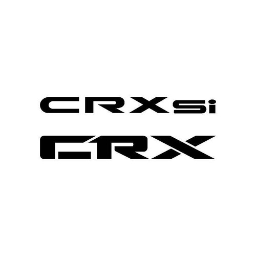 Crx Si Logo Jdm Decal