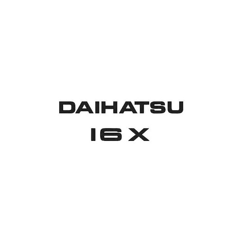 Daihatsu 16X Decal