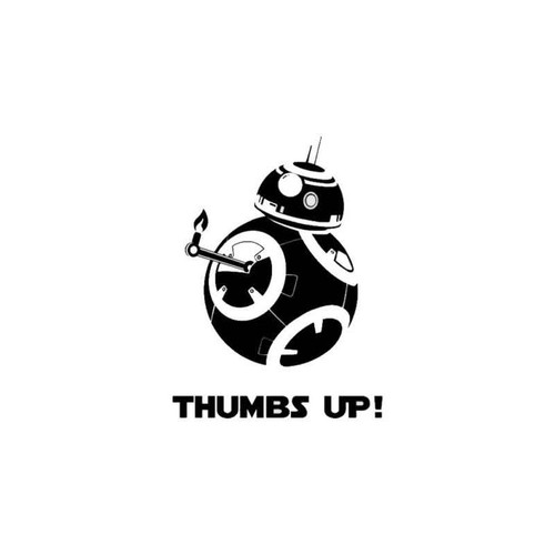 Star Wars Force Awakens Bb8 Thumbs Up Decal