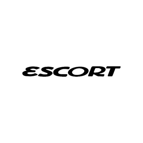 Escort Logo Jdm Decal