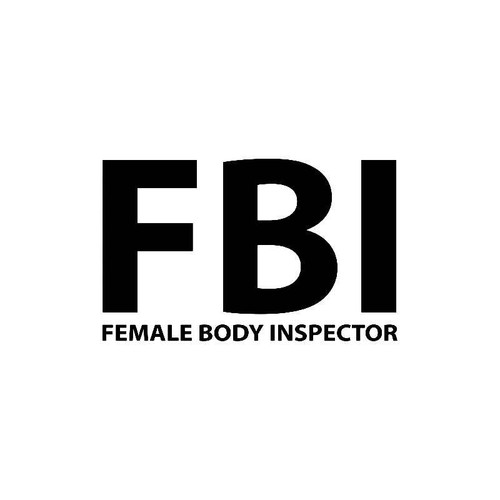 Fbi Female Inspector Decal