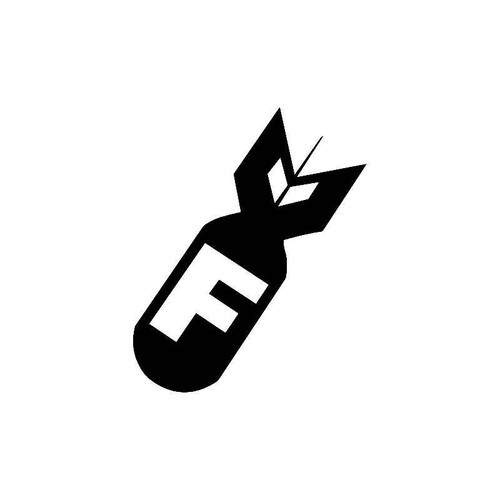 F Bomb Decal