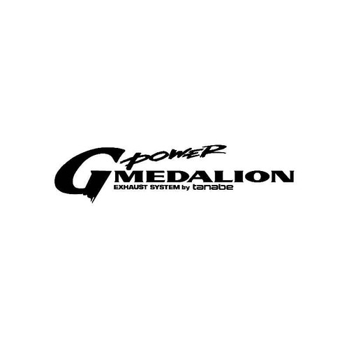 G Power Medalion Logo Jdm Decal
