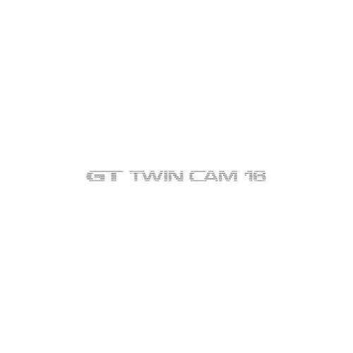 Gt Twin Cam 16 Decal