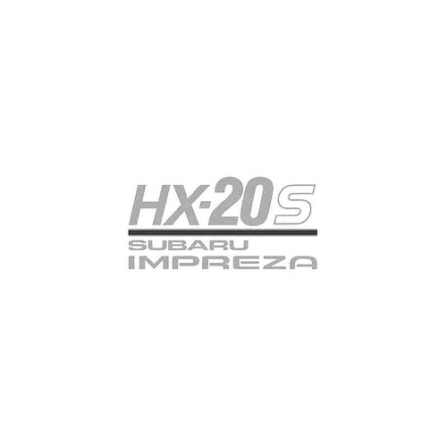 Hx20S Subaru Impreza Decal