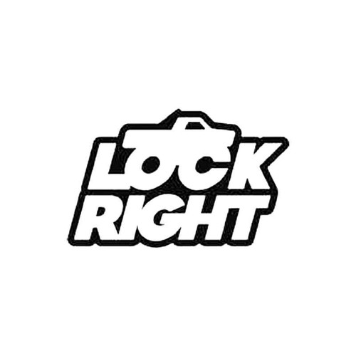 Lock Right S Decal