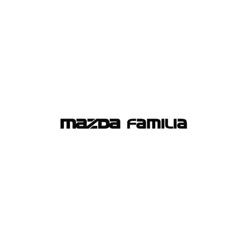 Mazda Familia 2 Decal
